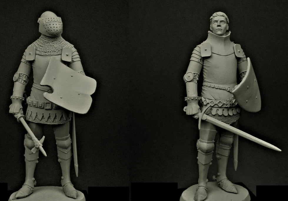 75mm Ancient Greek Warrior, Resin Model Figure Kit, Unassembled and Unpainted