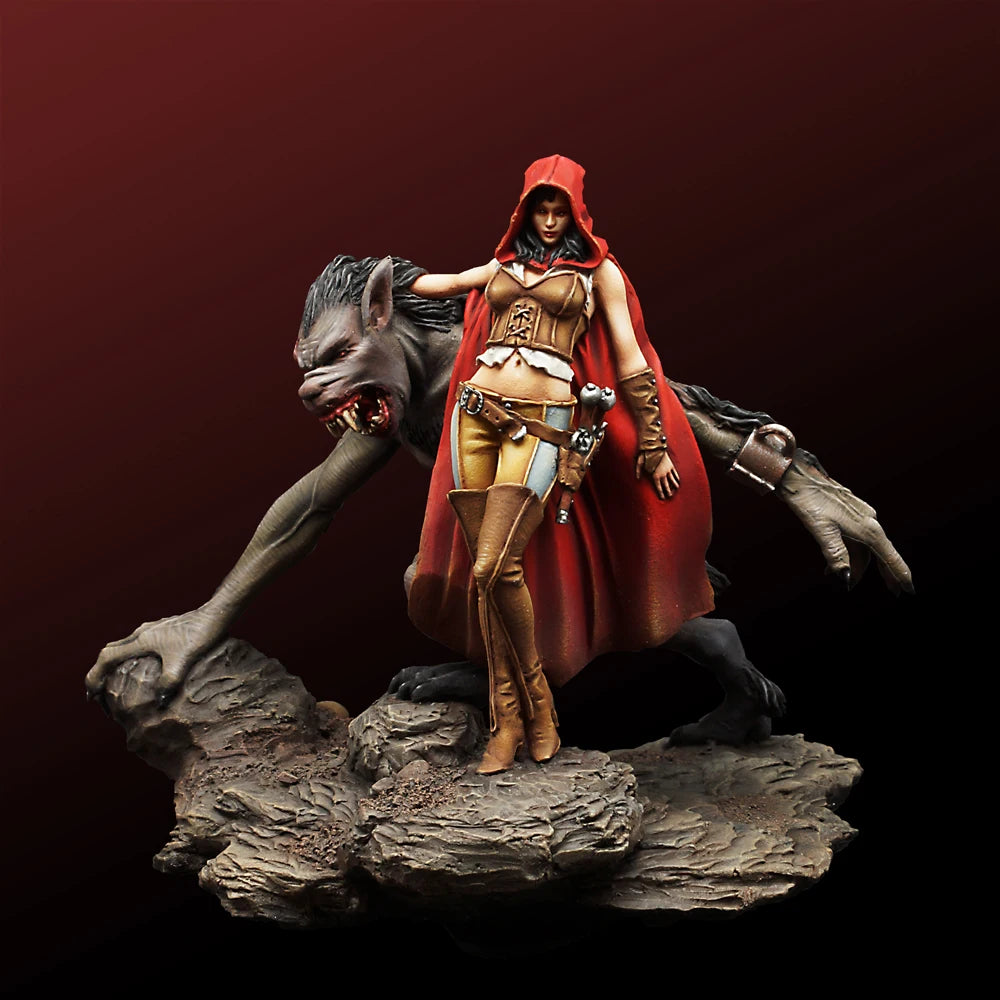 54mm Werewolf Queen, Resin Model Figure Kit, Fantasy Theme, Unassembled and Unpainted