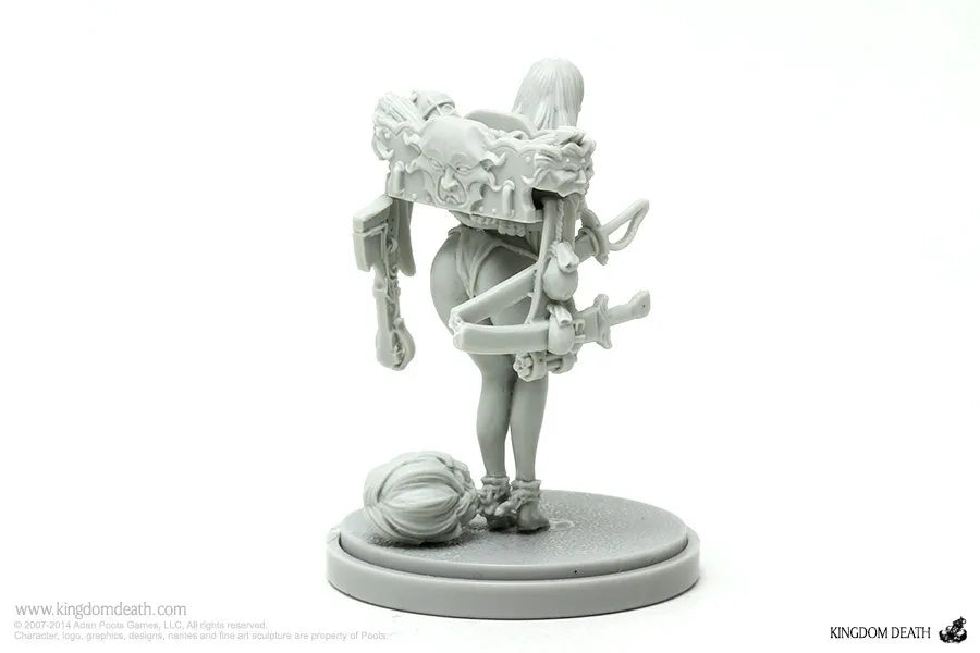 30mm Female Soldier, Resin Model Figure Kit, Sci-Fi Theme, Unassembled and Unpainted