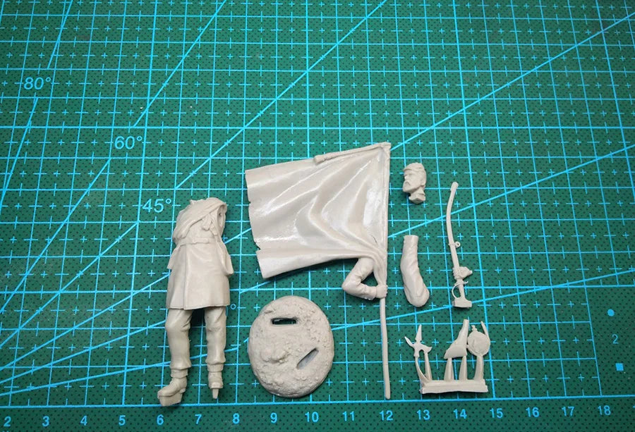 54mm Ancient Soldier, Resin Model Figure Kit, Unassembled and Unpainted