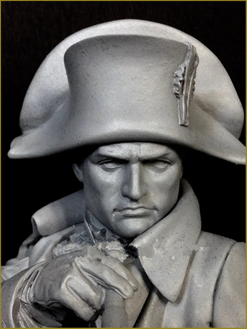 1/10 Napoleonic Officers, 2 Figures, Resin Model Bust Kit, Unassembled and Unpainted