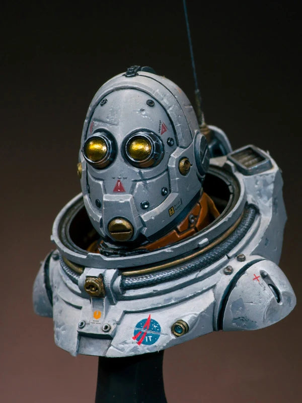 1/12 Astronaut Soldier, Resin Model Bust Kit, Sci-Fi Theme, Unassembled and Unpainted