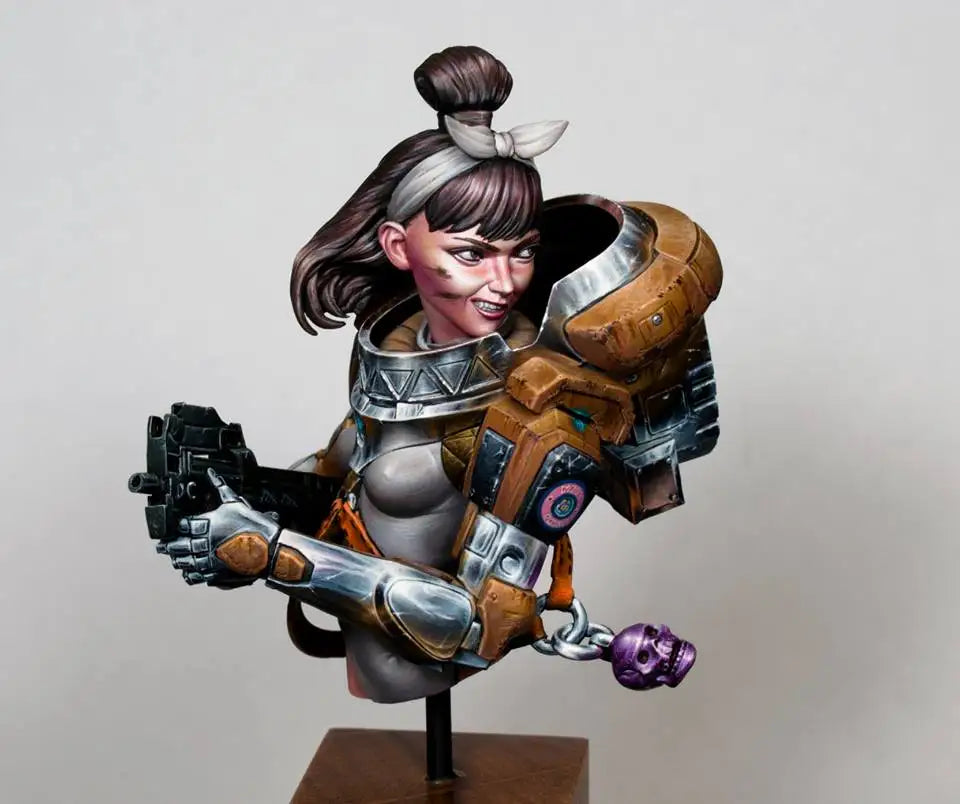 1/10 Operative, Resin Model Bust Kit, Sci-Fi Theme, Unassembled and Unpainted