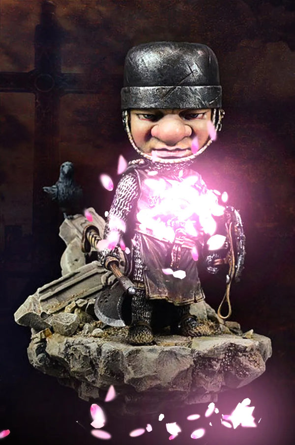 1/32 Wizard with Staff, Resin Model Figure Kit, Fantasy Theme, Unassembled and Unpainted