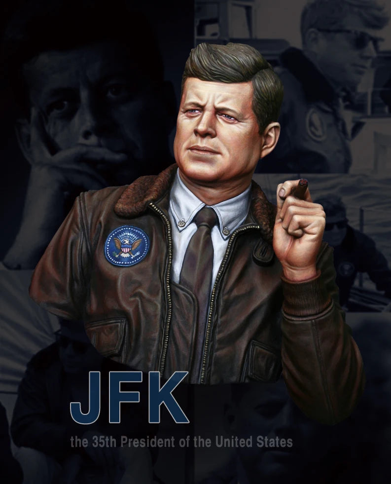 1/10 Modern JFK Memorial, Resin Model Bust Kit, Unassembled and Unpainted