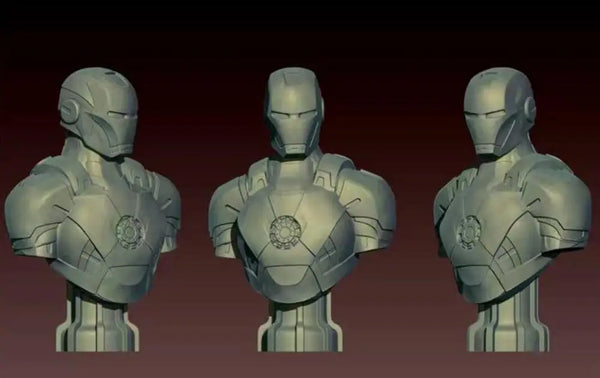 1/10 Futuristic Android, Resin Model Bust Kit, Sci-Fi Theme, Unassembled and Unpainted