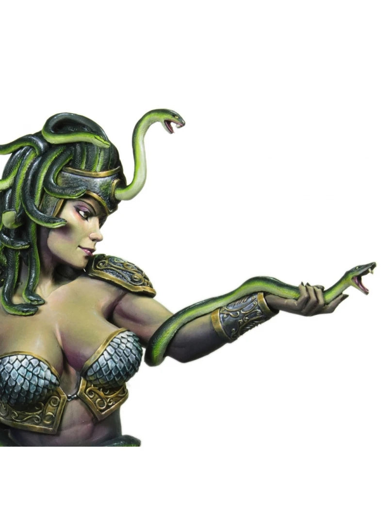 1/8 Medusa with Interchangeable Heads, Resin Model Bust Kit, Mythology Theme, Unassembled and Unpainted