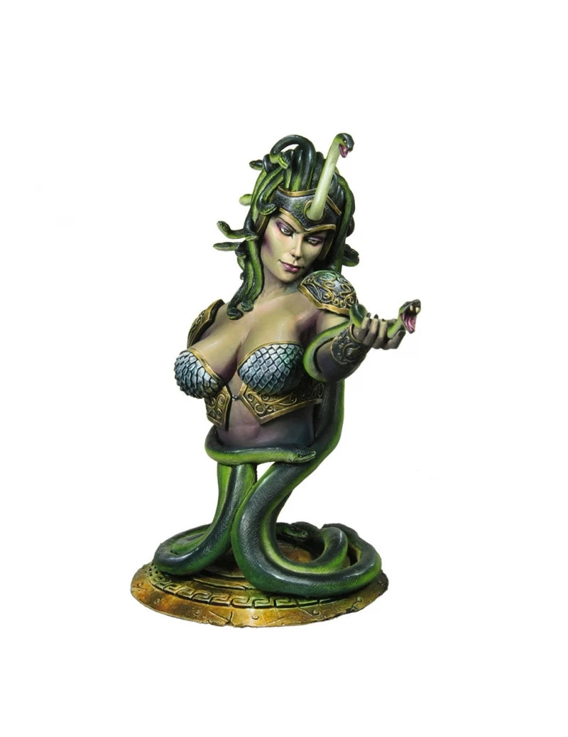 1/8 Medusa with Interchangeable Heads, Resin Model Bust Kit, Mythology Theme, Unassembled and Unpainted