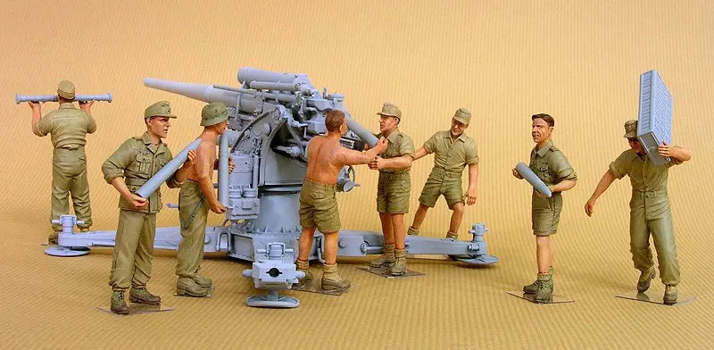 1/35 WWI Soldiers Set (8-Pack), 8 Figures, Resin Model Figure Kit, Unassembled and Unpainted
