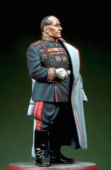 54mm WWII Soviet Marshal Zhukov, Resin Model Figure Kit, Unassembled and Unpainted