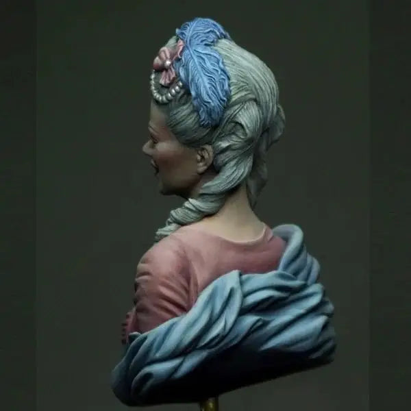 1/10 18th Century Rococo Female, Resin Model Bust Kit, Unassembled and Unpainted