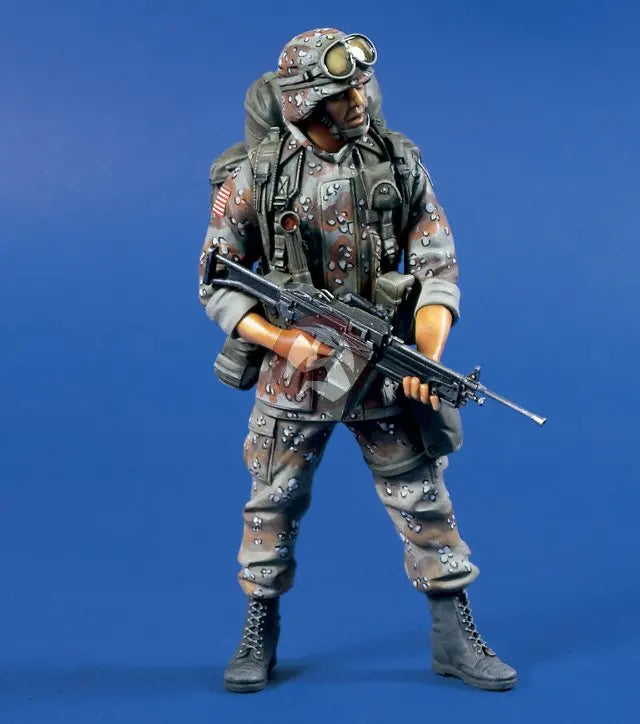 1/16 Modern US Desert Storm Soldier, Resin Model Figure Kit, Unassembled and Unpainted