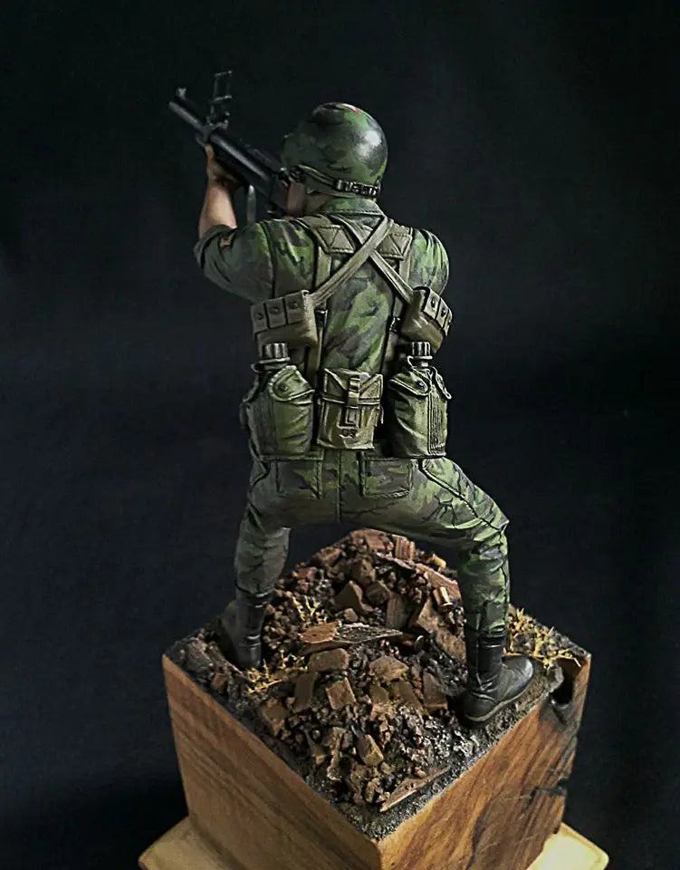 1/16 Vietnam War ARVN Ranger, Resin Model Figure Kit, Unassembled and Unpainted