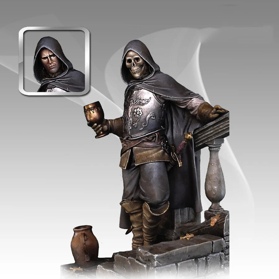 1/22 Dark Fantasy Ghost Rider, Resin Model Figure Kit, Fantasy Theme, Unassembled and Unpainted