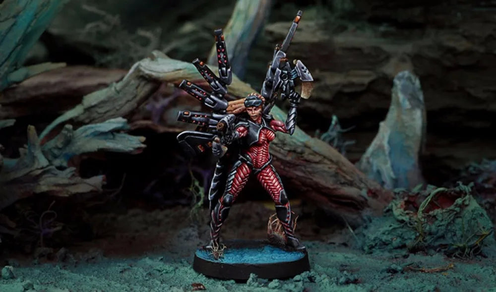 28mm Ko Dali Chaos Warrior, Resin Model Figure Kit, Fantasy Theme, Unassembled and Unpainted