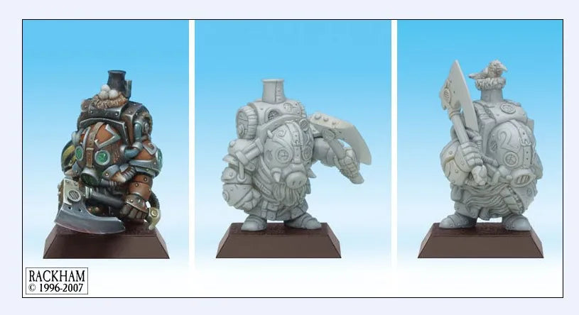 28mm Medieval Dwarf Infantry Squad, 3 Figures, Resin Model Figure Kit, Unassembled and Unpainted