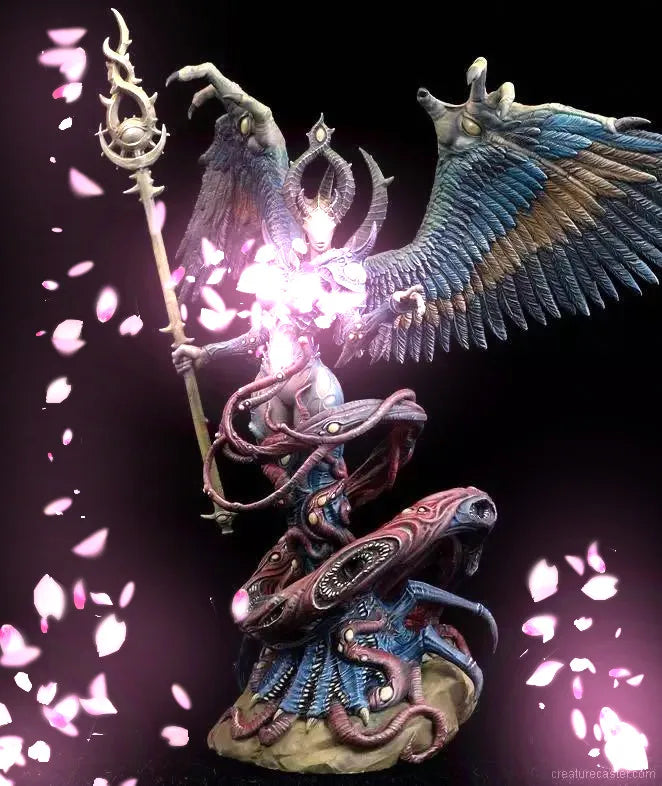 150mm Angel with Demonic Wings, Resin Model Figure Kit, Fantasy Theme, Unassembled and Unpainted