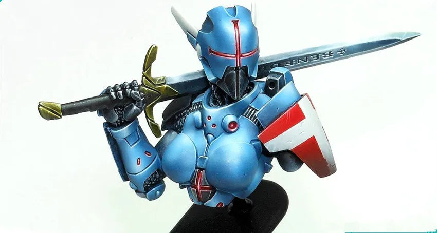 1/16 Mecha Anime Character, Resin Model Bust Kit, Anime Theme, Unassembled and Unpainted