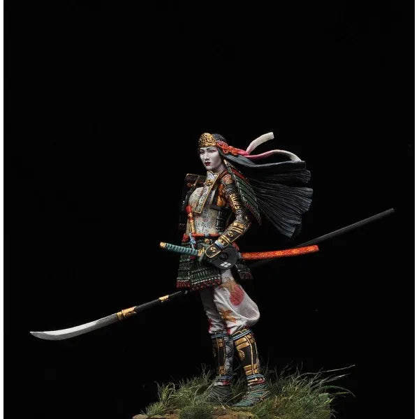 1/18 Medieval Japanese Samurai, Resin Model Figure Kit, Unassembled and Unpainted