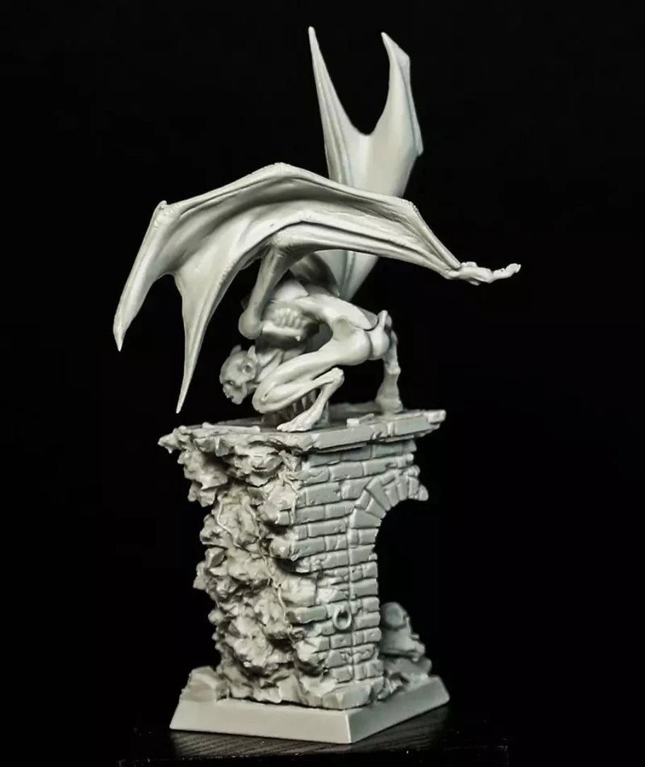 32mm Gargoyle Demon Creature, Resin Model Figure Kit, Fantasy Theme, Unassembled and Unpainted
