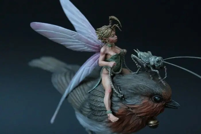 54mm Fairy, Resin Model Figure Kit, Fantasy Theme, Unassembled and Unpainted
