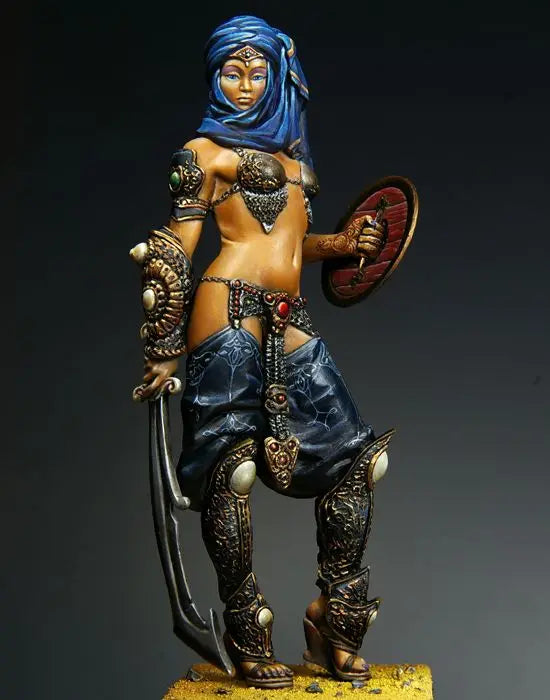 1/24 Ancient Arab Female Warrior, Resin Model Figure Kit, Unassembled and Unpainted