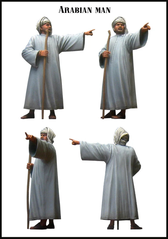 1/35 Arabian Man, Resin Model Figure Kit, Historical Theme, Unassembled and Unpainted