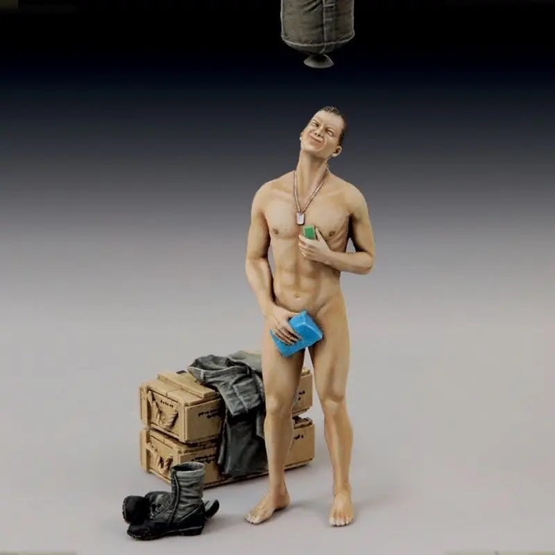 1/35 Modern Shirtless Tactical Operator, Resin Model Figure Kit, Unassembled and Unpainted