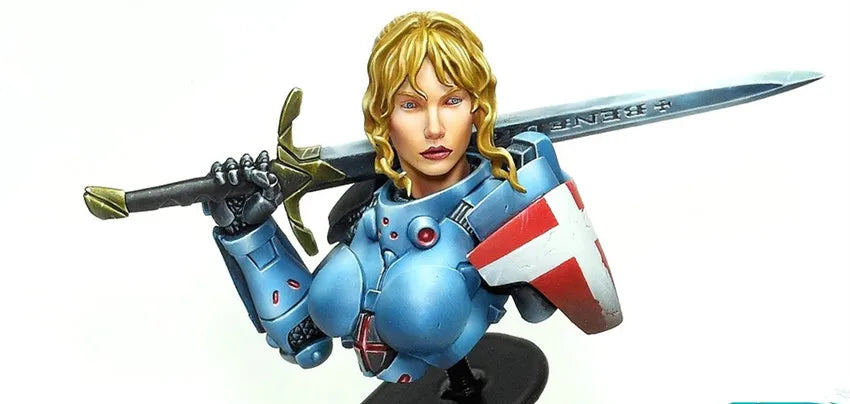 1/16 Mecha Anime Character, Resin Model Bust Kit, Anime Theme, Unassembled and Unpainted