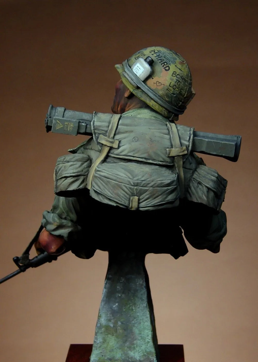 1/9 Vietnam War American Air Cavalry Trooper, Resin Model Bust Kit, Unassembled and Unpainted