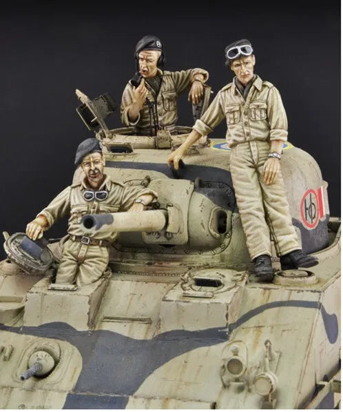 1/35 Modern US Infantry Combat Team, Resin Model Figure Kit, Unassembled and Unpainted
