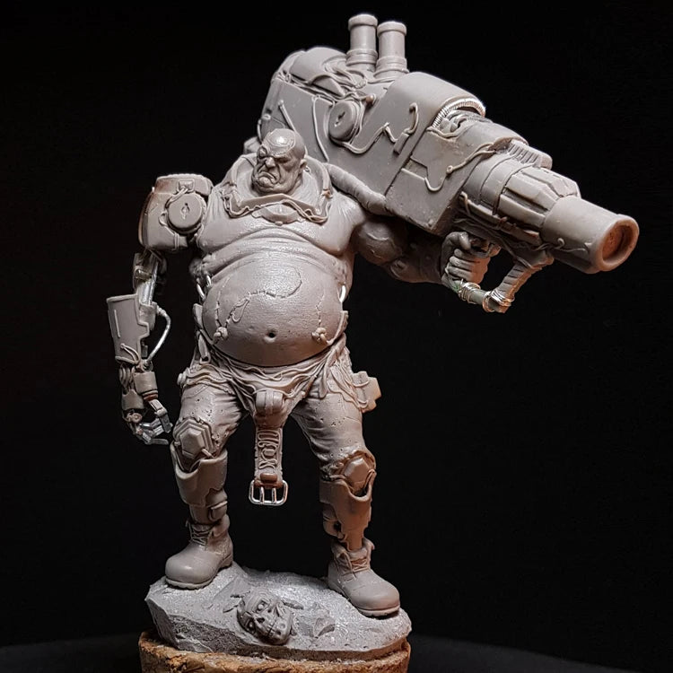 1/24 Juggernaut Soldier, Resin Model Figure Kit, Sci-Fi Theme, Unassembled and Unpainted