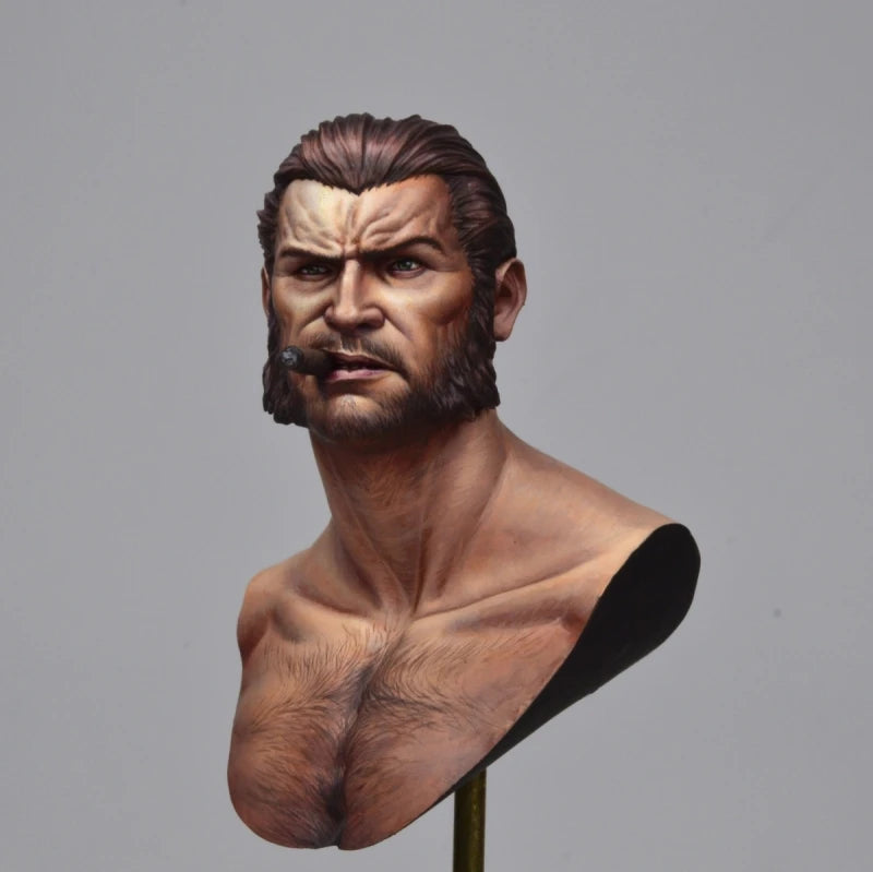 60mm Male Portrait, Resin Model Bust Kit, Historical Theme, Unassembled and Unpainted