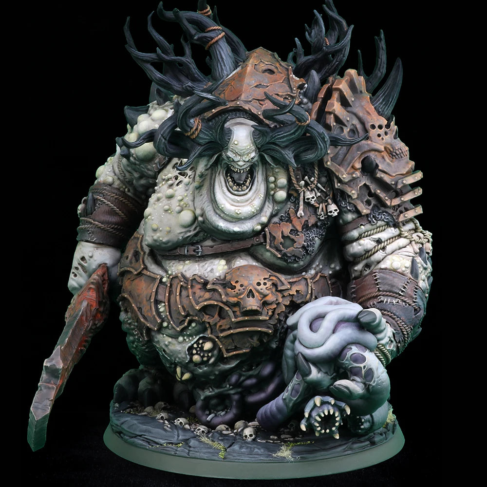 1/8 Dark Fantasy Demonic Warrior, Resin Model Figure Kit, Fantasy Theme, Unassembled and Unpainted
