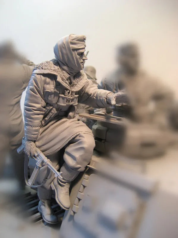 1/16 Modern Military Tactical Operator, Resin Model Figure Kit, Unassembled and Unpainted