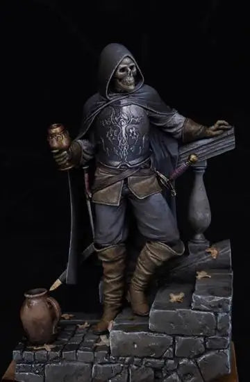1/22 Dark Fantasy Ghost Rider, Resin Model Figure Kit, Fantasy Theme, Unassembled and Unpainted