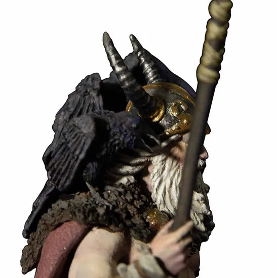54mm Odin the Furious, Resin Model Figure Kit, Mythology Theme, Unassembled and Unpainted