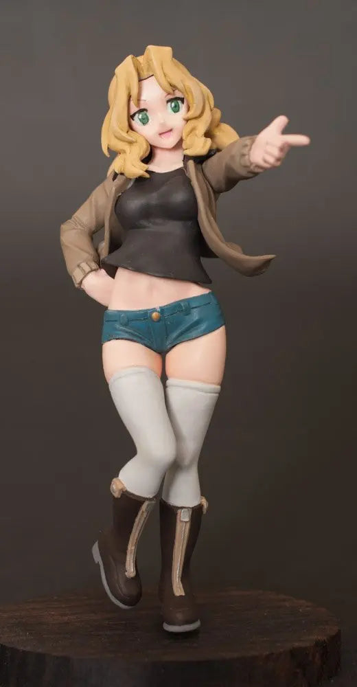 1/20 Girls and Panzer Kay, Resin Model Figure Kit, Anime Theme, Unassembled and Unpainted