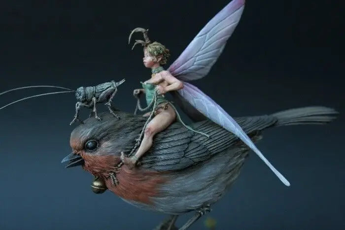 54mm Fairy, Resin Model Figure Kit, Fantasy Theme, Unassembled and Unpainted