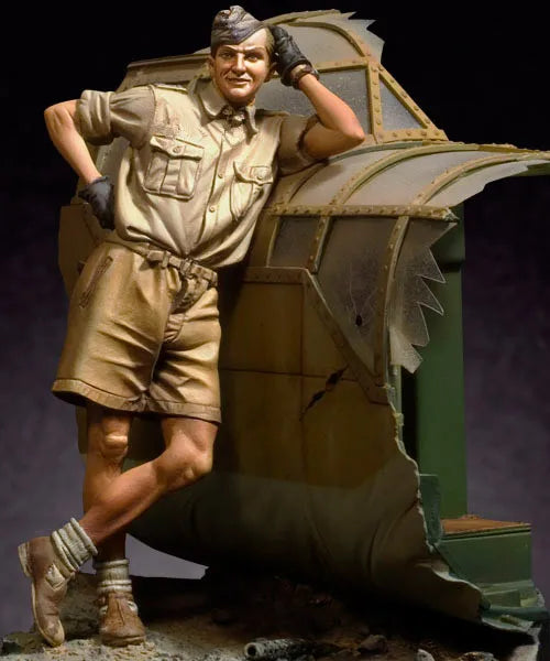 1/20 WWII Soldier, Resin Model Figure Kit, Unassembled and Unpainted