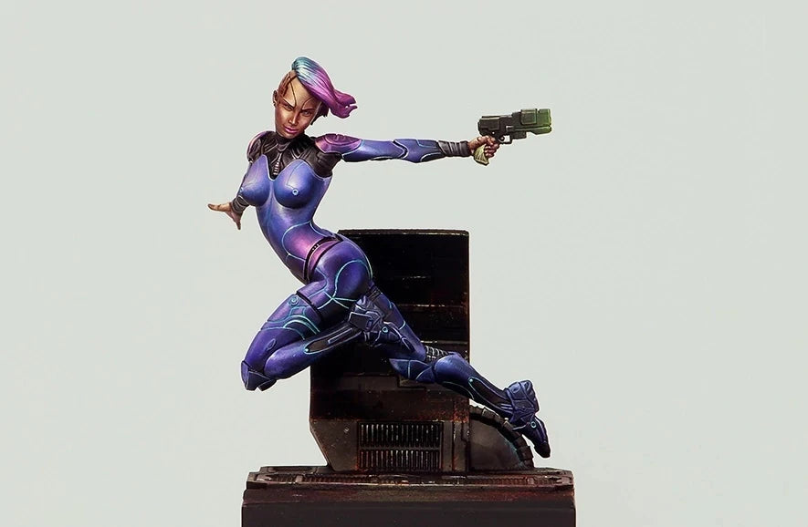 1/24 Tactical Operator, 2 Figures, Resin Model Figure Kit, Anime Theme, Unassembled and Unpainted