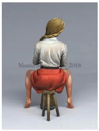 1/35 American Civil War Country Girl, Resin Model Figure Kit, Unassembled and Unpainted