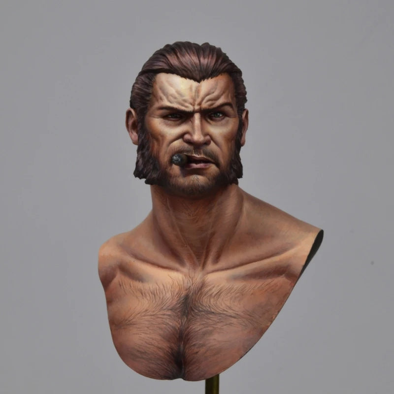 60mm Male Portrait, Resin Model Bust Kit, Historical Theme, Unassembled and Unpainted