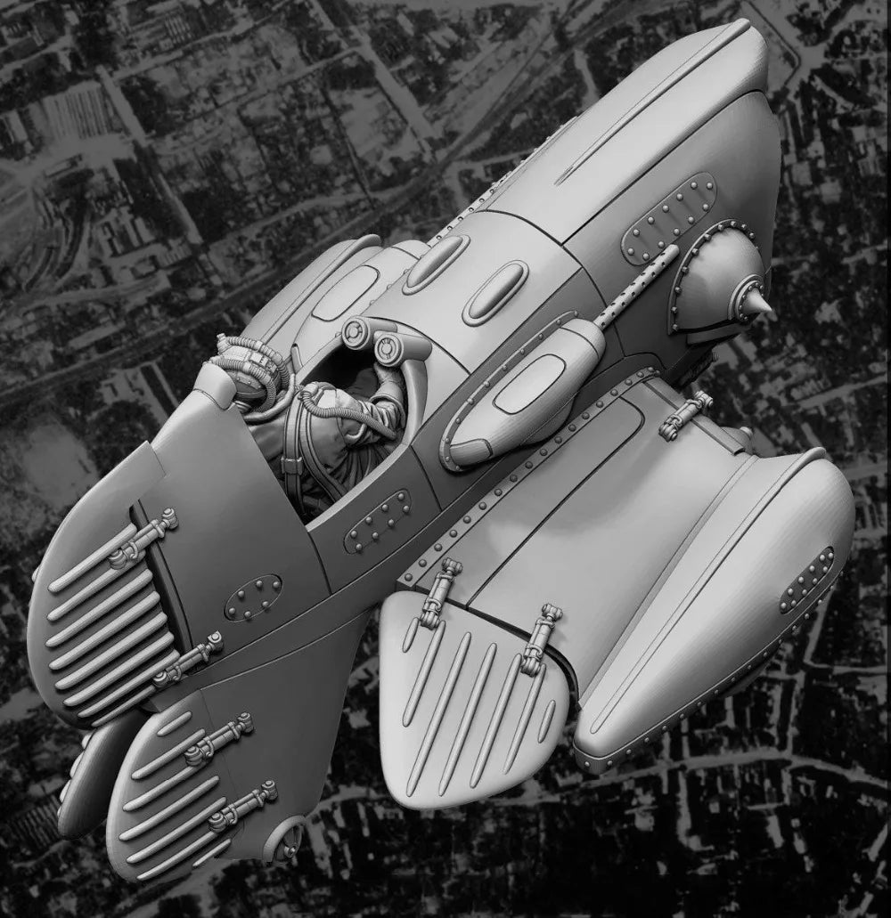 1/35 Cold War USAF RF-118A Recon Fighter, Resin Model Aircraft Kit, Unassembled and Unpainted
