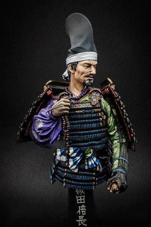 1/10 Medieval Samurai, Resin Model Bust Kit, Unassembled and Unpainted