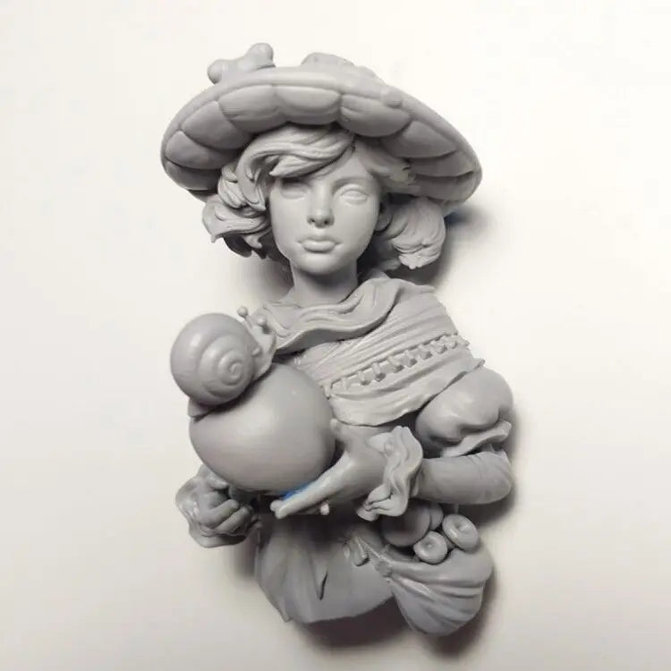 1/10 18th Century Female, Resin Model Bust Kit, Unassembled and Unpainted