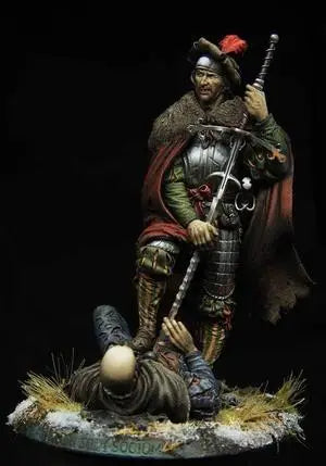 1/24 Female Warrior Set, 2 Figures, Resin Model Figure Kit, Fantasy Theme, Unassembled and Unpainted
