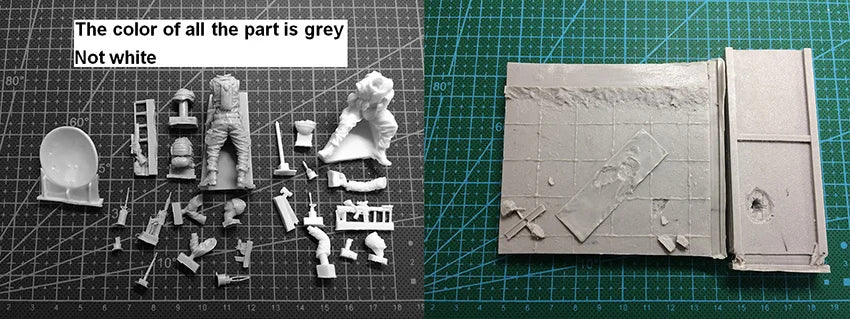 1/35 Modern U.S. Marines Iraq War, 2 Figures, Resin Model Figure Kit, Unassembled and Unpainted