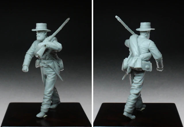 1/32 American Civil War Soldier, Resin Model Figure Kit, Unassembled and Unpainted