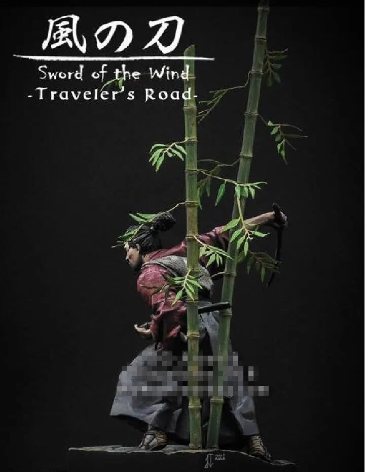 1/24 Female Traveler, Resin Model Figure Kit, Fantasy Theme, Unassembled and Unpainted
